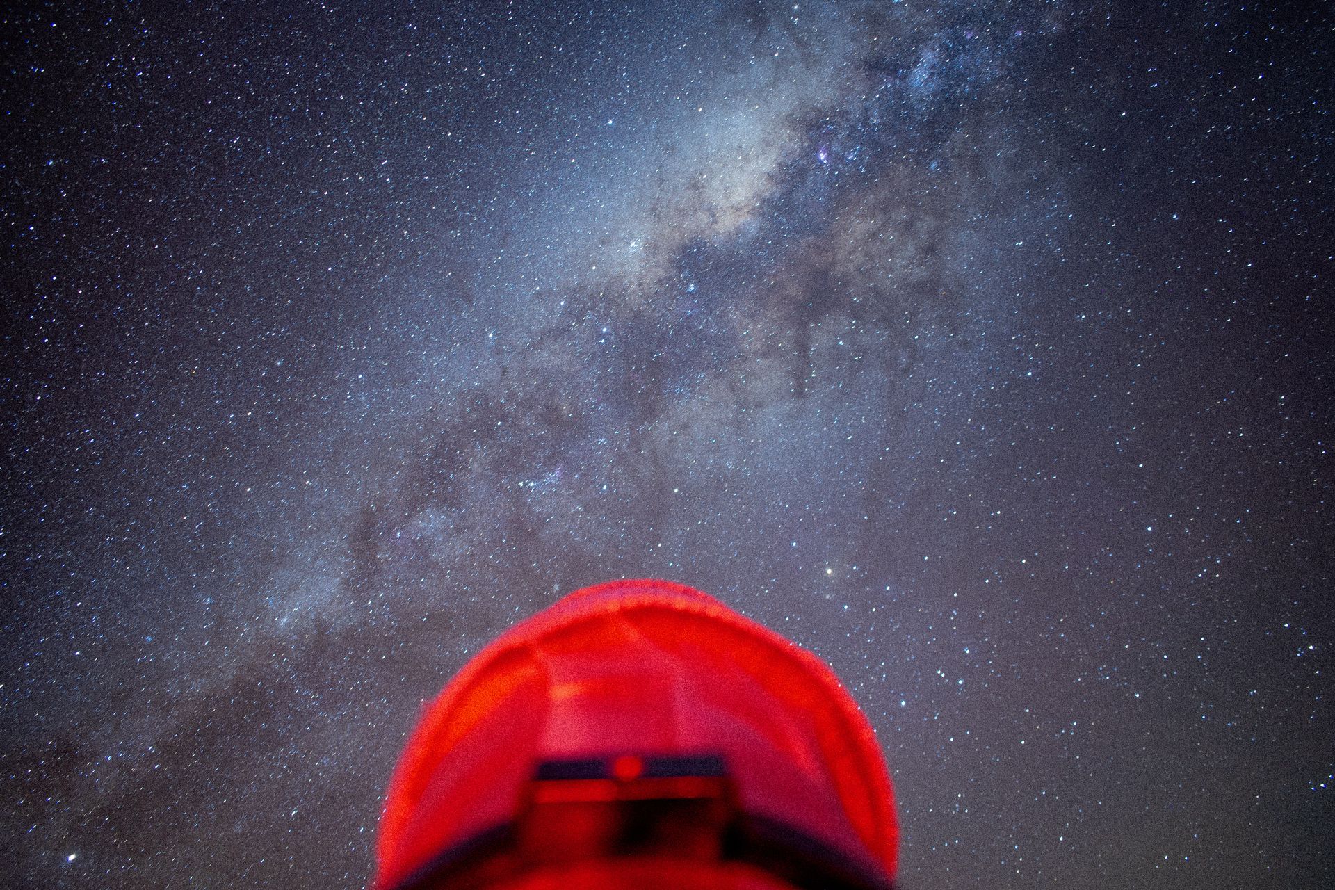 Vía Láctea sobre el desierto de Atacama